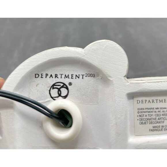 Vintage Dept 56 Hard Rock Cafe Orlando Ornament Lighted  Snow Village boxed - Picture 10 of 11